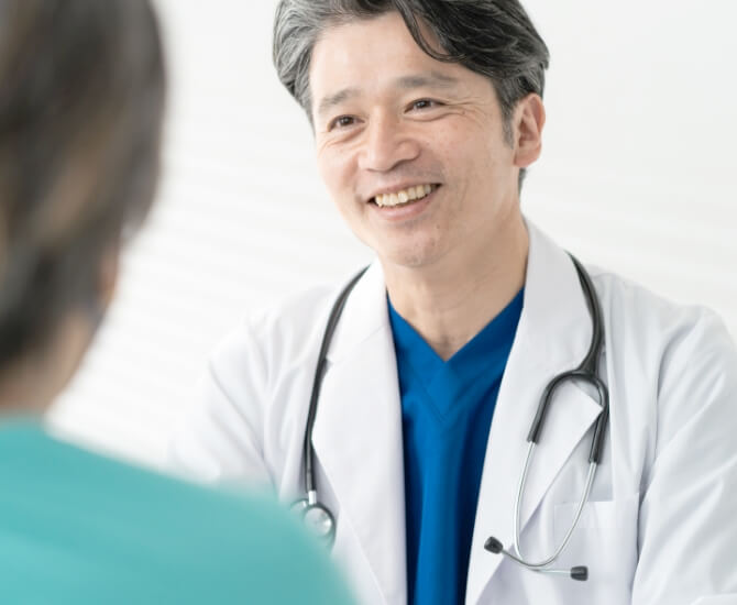 患者さまに向き合う名医のイメージ