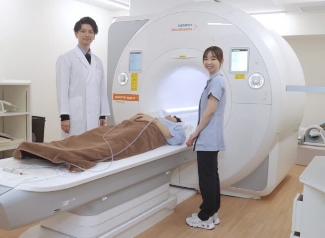 MRI・CTでの診察中のイメージ